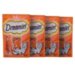 Dreamies Dreamies Variety Λιχουδιές Σνακ με Κοτόπουλο / Σολομό για Ενήλικες Γάτες 720gr 321846