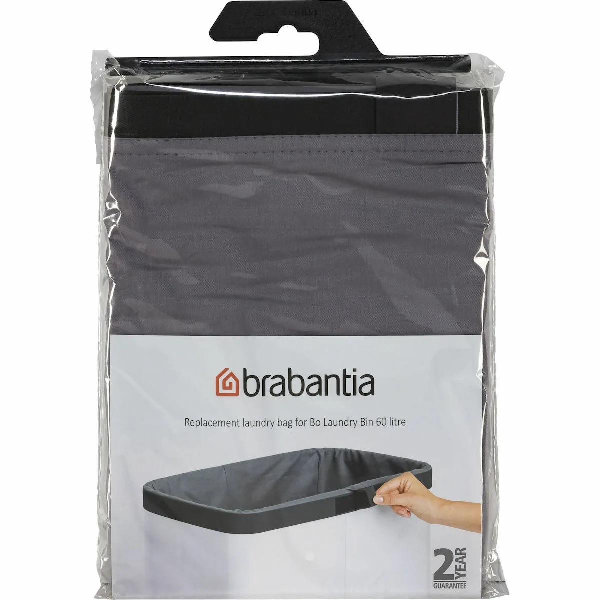20230916000056_brabantia_200700_kalathi_aplyton_yfasmatino_ptyssomeno_leyko Brabantia 200700 Καλάθι Απλύτων Υφασμάτινο Πτυσσόμενο Λευκό - Image 1