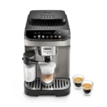 De'Longhi Magnifica Evo Αυτόματη Μηχανή Espresso 1450W Πίεσης 15bar για Cappuccino με Μύλο Άλεσης Ασημί