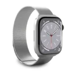 Puro Λουράκι Ανοξείδωτο Ατσάλι Γκρι (Apple Watch 42/44/45mm) PUMILAW44SIL