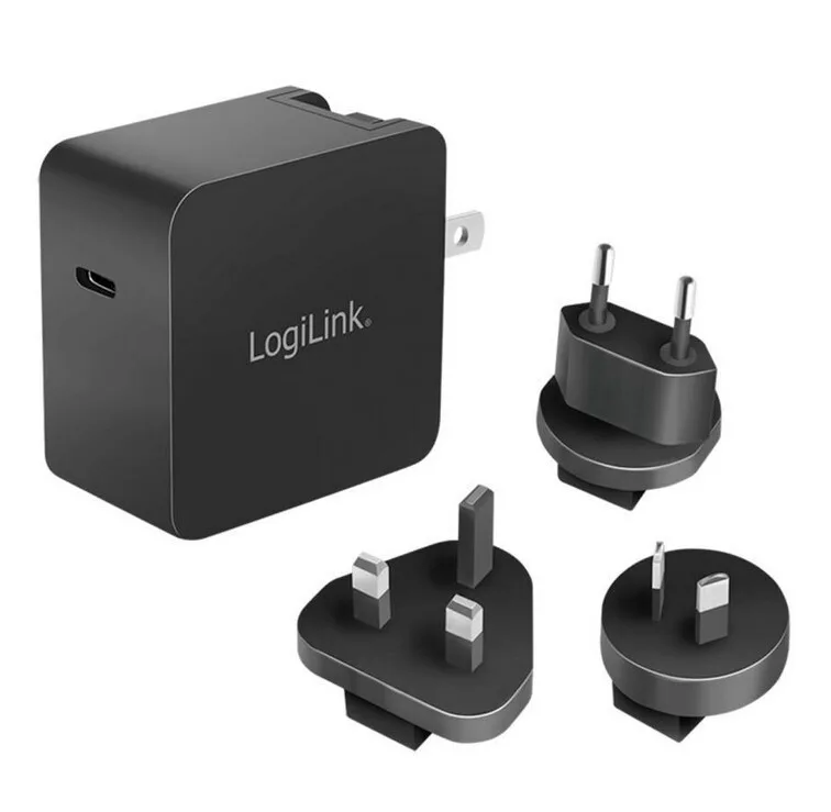 LogiLink Φορτιστής Χωρίς Καλώδιο με Θύρα USB-C Μαύρος (PA0302) - Image 1
