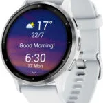 Garmin Venu 3 Stainless Steel 45mm Αδιάβροχο Smartwatch με Παλμογράφο (Silver Stainless Steel Bezel with Whitestone Case and Silicone Band)