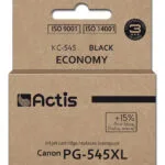 Actis Kc-545 Συμβατό Μελάνι Εκτυπωτή InkJet Canon PG-545XL 207 Σελίδων 15ml Μαύρο 1τμχ