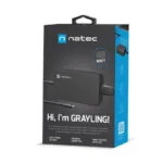 Natec USB-C Universal Φορτιστής Laptop 45W 20V 3A με Αποσπώμενο Καλώδιο Τροφοδοσίας NZU-2033