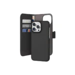 Puro Detachable Wallet Πλαστικό / Δερμάτινο Μαύρο (iPhone 15 Pro Max) PUIPC15P67BOOKC3BLK