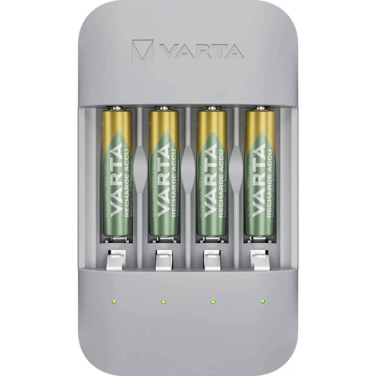 Varta Eco Charger Pro Recycled USB 4 Μπαταριών Ni-MH Μεγέθους AA/AAA Σετ με 4x AAA 800mAh - Image 1