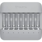 Varta Eco Charger Multi Recycled USB 8 Μπαταριών Ni-MH Μεγέθους AA/AAA σε Γκρι χρώμα