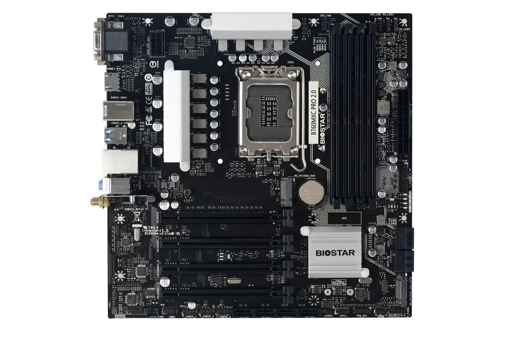 20230927150829_4fb46cb5 Biostar B760MXC PRO 2.0 v6.0 Wi-Fi Motherboard Micro ATX με Intel 1700 Socket - Image 1