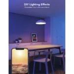 Govee Smart Λάμπα LED 12W για Ντουί E27 RGBW 1200lm Dimmable H60093C1