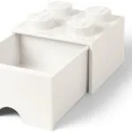 LEGO Παιδικό Κουτί Αποθήκευσης από Πλαστικό 4 Knobs Λευκό 22x22x17cm 40051735