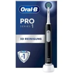 Oral-B Pro Series 1 Ηλεκτρική Οδοντόβουρτσα με Αισθητήρα Πίεσης και Θήκη Ταξιδίου Μαύρη