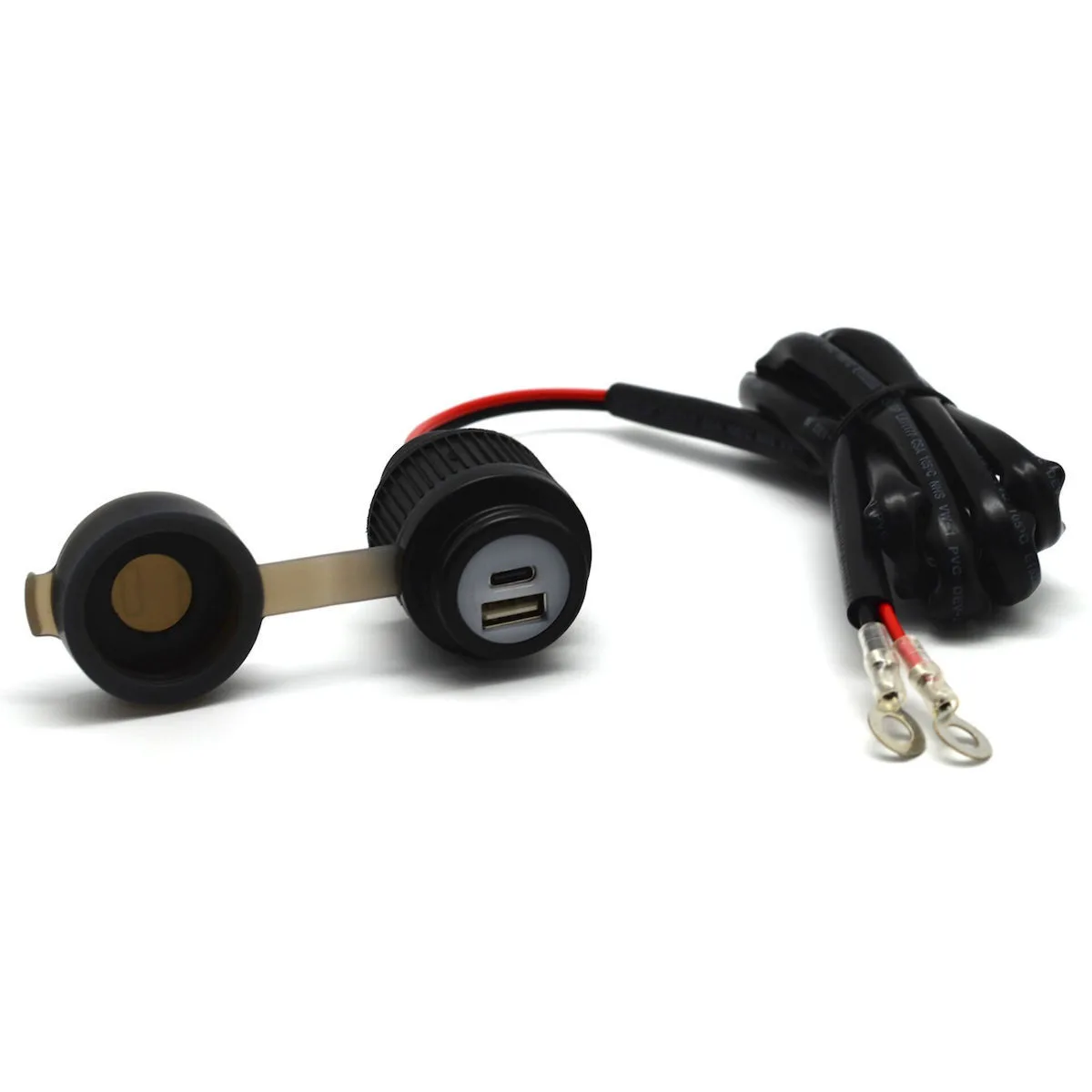 20230928161009_midland_fortistis_motosykletas_me_thyres_1xusb_1xtype_c Midland Αδιάβροχος Φορτιστής Μοτοσυκλέτας με Θύρες: 1xUSB & 1xType-C - Image 1
