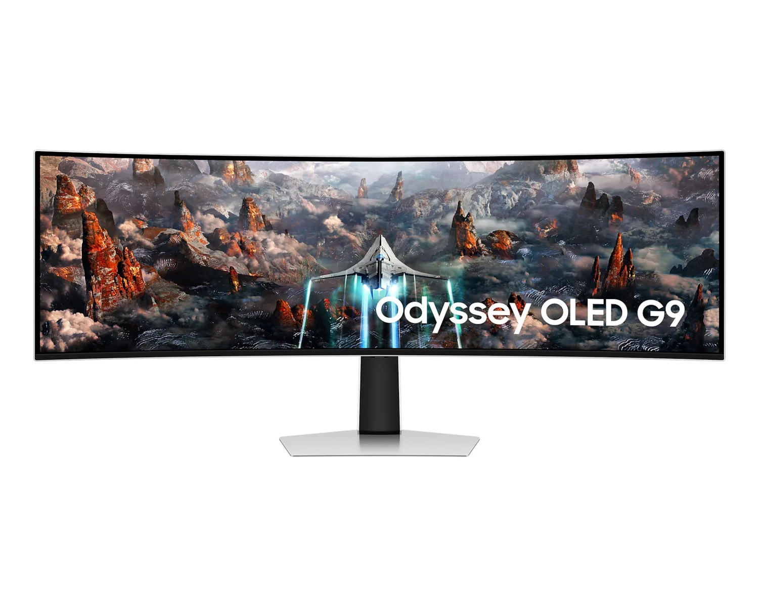 Samsung Odyssey G9 Ultrawide OLED HDR Curved Gaming Monitor 49" 5120x1440 240Hz με Χρόνο Απόκρισης 0.03ms GTG - Image 1