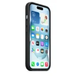 Apple Finewoven Back Cover Υφασμάτινο Μαύρο (iPhone 15) MT393ZM/A