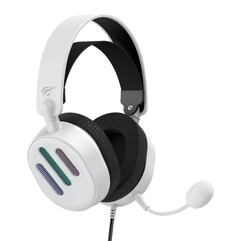 20230929150808_21b61be7 Havit H2038U Over Ear Gaming Headset με σύνδεση USB Λευκό - Image 1