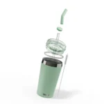 Sigg Ποτήρι Θερμός Ανοξείδωτο 450ml Πράσινο με Καλαμάκι 6015.10