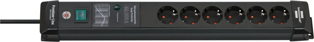 Brennenstuhl Premium Line Πολύπριζο 6 Θέσεων με Διακόπτη και Καλώδιο 3m 1951160401 - Image 1