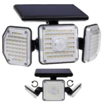 Maclean Energy Στεγανός Ηλιακός Προβολέας LED 4W Φυσικό Λευκό 4000K με Αισθητήρα Κίνησης IP65 MCE615