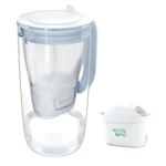 Brita Glass Κανάτα Σερβιρίσματος Γυάλινη Blue με 1 Ανταλλακτικό Φίλτρο 2500ml BR-JG-1