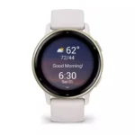 Garmin Vivoactive 5 Aluminium 42mm Αδιάβροχο Smartwatch με Παλμογράφο (Ivory)