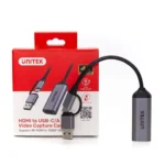Unitek V1167A Μετατροπέας USB-A / USB-C male σε HDMI female Γκρι 1τμχ