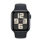 Apple Watch SE 2023 Cellular Aluminium 40mm Αδιάβροχο με eSIM και Παλμογράφο (Midnight με Midnight Sport Band - S/M)