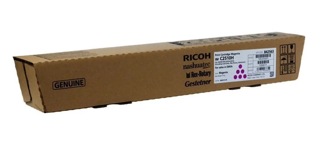 20231005123733_ricoh_842563_toner_laser_ektypoti_matzenta Ricoh 842563 Γνήσιο Toner Laser Εκτυπωτή Ματζέντα 18000 Σελίδων 842563 - Image 1