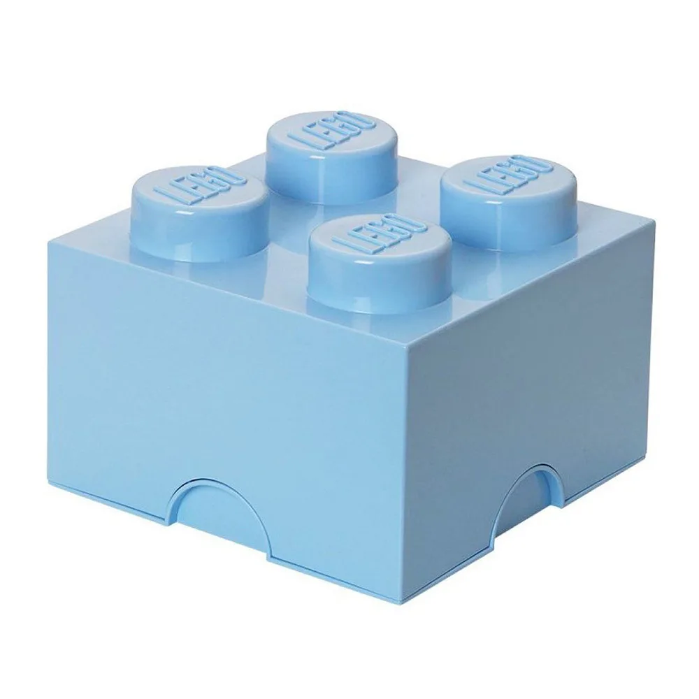 20231005135633_lego_paidiko_kouti_apothikeysis_apo_plastiko_4_stud_40031736_galazio_25x25x18cm LEGO Παιδικό Κουτί Αποθήκευσης από Πλαστικό 4-Stud Γαλάζιο 25x25x18cm 40031736 - Image 1