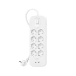 Belkin Πολύπριζο Aσφαλείας 8 Θέσεων με 1 USB-C, Διακόπτη και Καλώδιο 2m SRB004VF2M