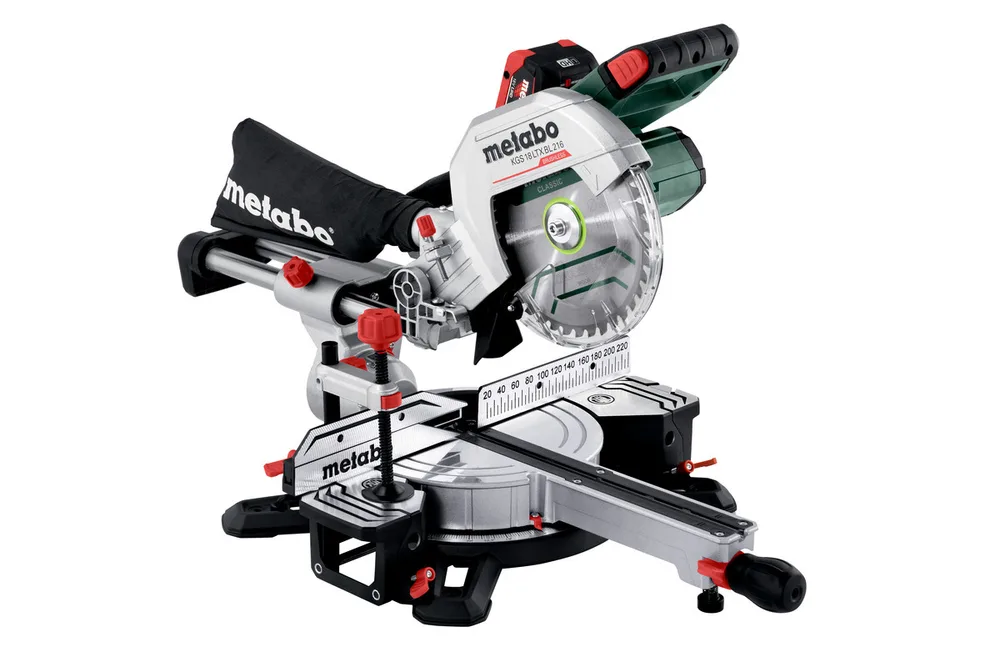 Metabo KGS 18 LTX BL 216 2x 8,0Ah Φαλτσοπρίονο Ρεύματος με Δίσκο Κοπής Διαμέτρου 216mm & Ταχύτητα Κοπής 5000rpm - Image 1