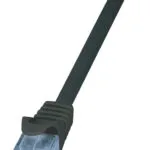 LogiLink U/UTP Cat.6a Καλώδιο Δικτύου Ethernet 0.5m Μαύρο 1τμχ CP3023U