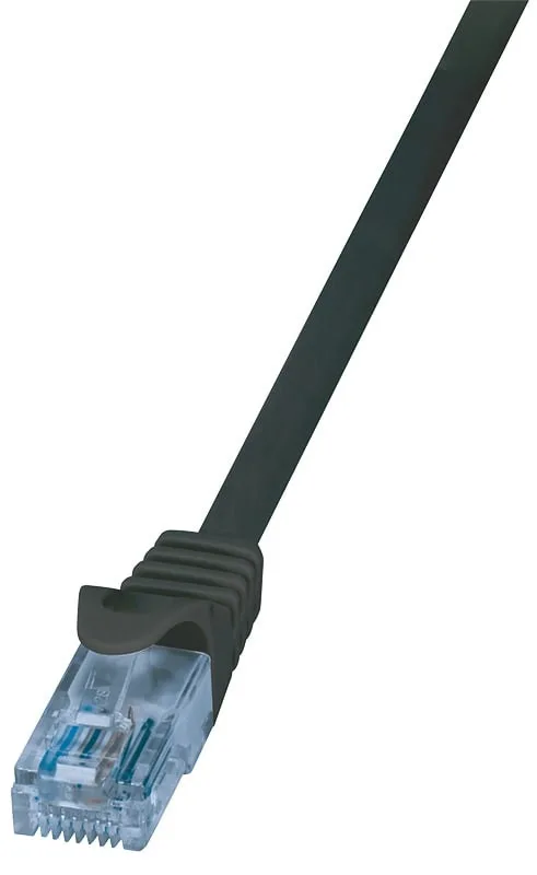 20231010135630_logilink_u_utp_cat_6a_kalodio_diktyou_ethernet_0_5m_mayro_cp3023u LogiLink U/UTP Cat.6a Καλώδιο Δικτύου Ethernet 0.5m Μαύρο 1τμχ CP3023U - Image 1
