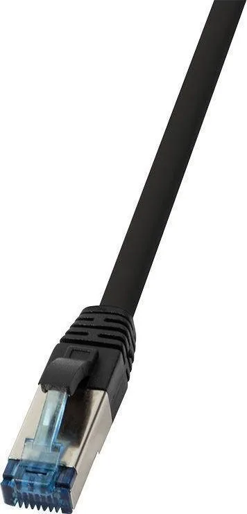 20231010135630_logilink_u_utp_cat_6a_kalodio_diktyou_ethernet_0_5m_mayro_cq6025s LogiLink U/UTP Cat.6a Καλώδιο Δικτύου Ethernet 0.5m Μαύρο 1τμχ CQ6025S - Image 1