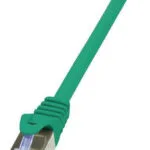 LogiLink U/UTP Cat.6a Καλώδιο Δικτύου Ethernet 10m Πράσινο 1τμχ CQ3095S