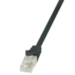 LogiLink U/UTP Cat.5e Καλώδιο Δικτύου Ethernet 1m Μαύρο 1τμχ CP1033U