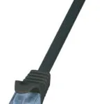 LogiLink U/UTP Cat.6a Καλώδιο Δικτύου Ethernet 7.5m Μαύρο 1τμχ CP3083U