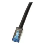 LogiLink U/UTP Cat.6a Καλώδιο Δικτύου Ethernet εξωτερικού χώρου 3m Μαύρο 1τμχ CQ7063S