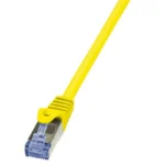 LogiLink U/UTP Cat.6a Καλώδιο Δικτύου Ethernet 7.5m Κίτρινο 1τμχ CQ3087S