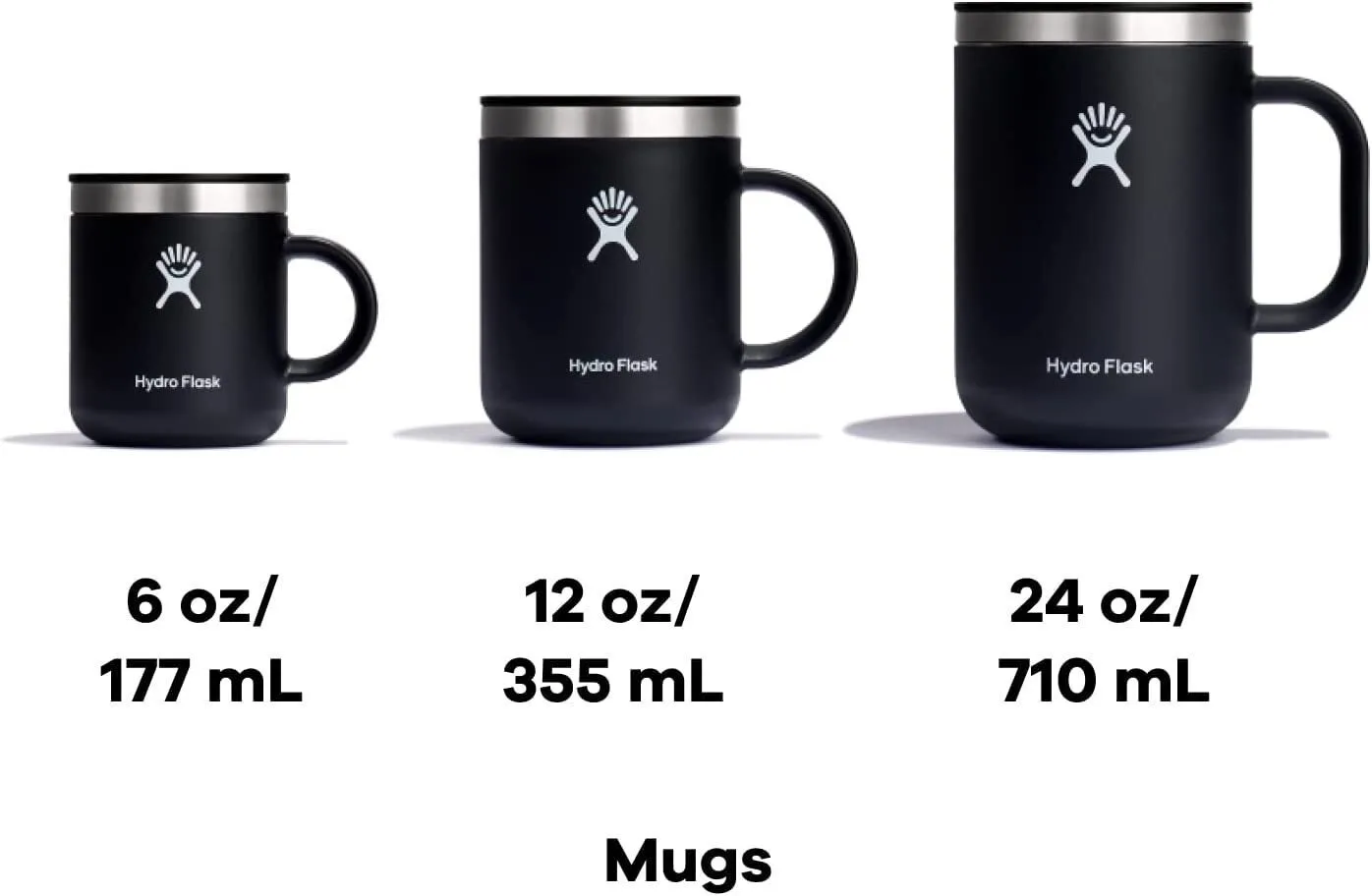 20231011091413_ea4a717d Hydro Flask Coffee Mug Κούπα Θερμός Ανοξείδωτο BPA Free 355ml Black M12CP001 - Image 1