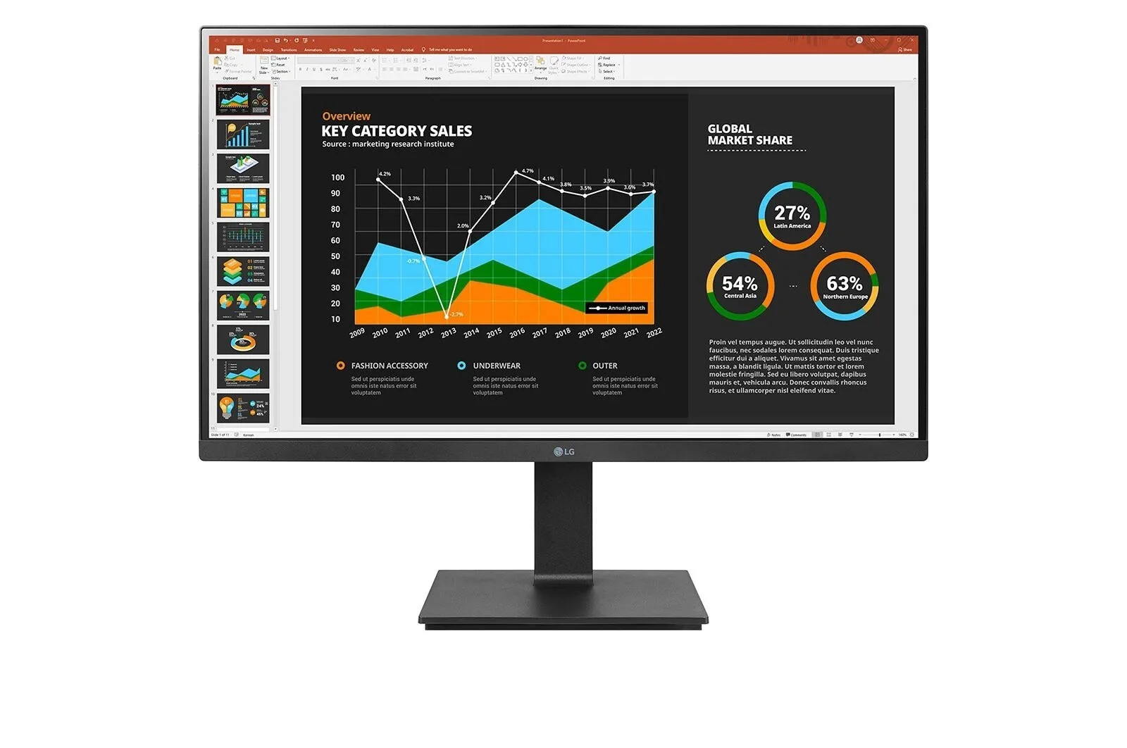 LG 27BQ75QB-B IPS Monitor 27" QHD 2560x1440 με Χρόνο Απόκρισης 5ms GTG - Image 1
