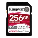 Kingston Canvas React Plus SDXC 256GB Class 10 U3 V90 UHS-II