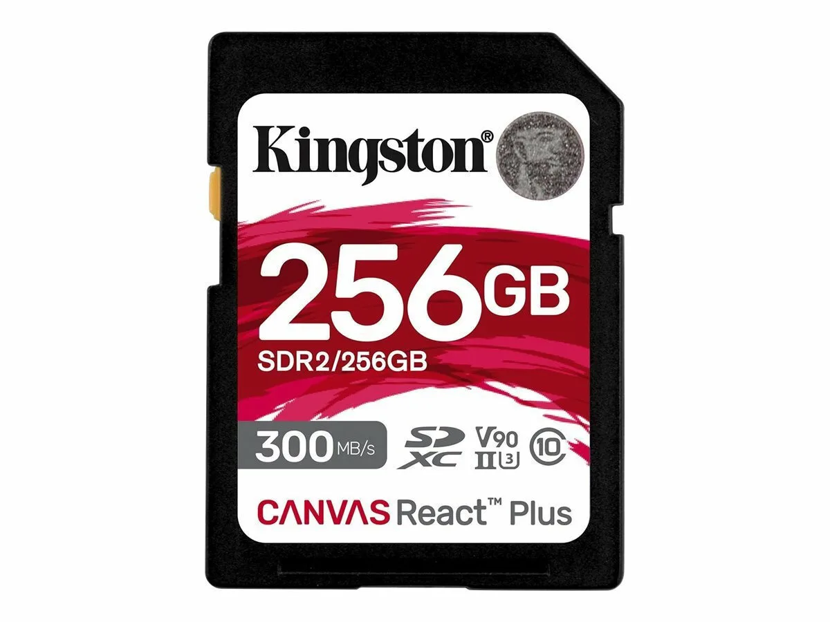 Kingston Canvas React Plus SDXC 256GB Class 10 U3 V90 UHS-II - Image 1