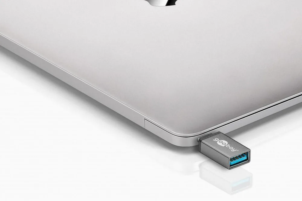 20231012121940_30e3740e Goobay Μετατροπέας USB-C male σε USB-A female Γκρι 1τμχ 56621 - Image 1