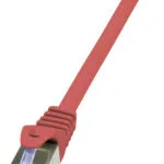 LogiLink S/FTP Cat.6a Καλώδιο Δικτύου Ethernet 1m Κόκκινο 1τμχ CQ3034S