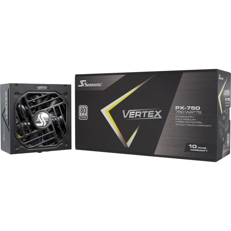Seasonic VERTEX PX 750W Μαύρο Τροφοδοτικό Υπολογιστή Full Modular 80 Plus Platinum - Image 1