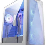 MSI MPG GUNGNIR 300R AIRFLOW Gaming Midi Tower Κουτί Υπολογιστή με Πλαϊνό Παράθυρο και RGB Φωτισμό Λευκό
