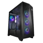 MSI MPG GUNGNIR 300R AIRFLOW Gaming Midi Tower Κουτί Υπολογιστή με Πλαϊνό Παράθυρο και RGB Φωτισμό Μαύρο