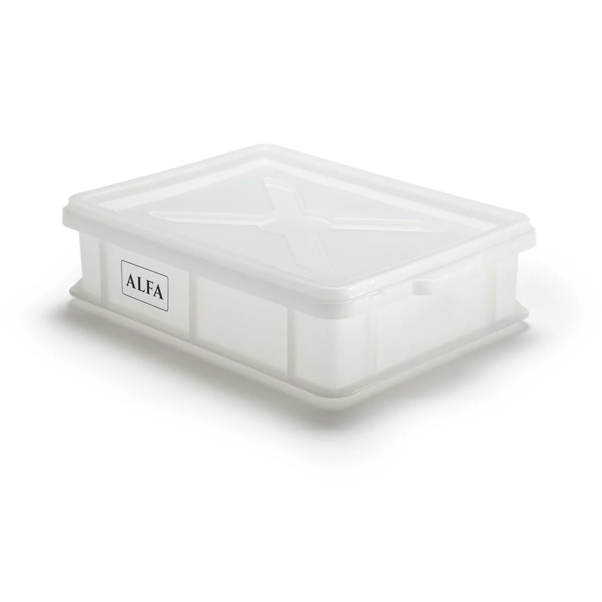 20231013104707_alfa_forni_plastiko_kouti_apothikeysis_me_kapaki_leyko_40x30cm Alfa Forni Πλαστικό Κουτί Αποθήκευσης με Καπάκι Λευκό 40x30x12cm - Image 1