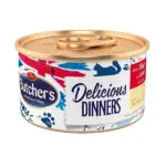 Butcher's Pet Care Classic Delicious Dinners Beef with Liver Υγρή Τροφή για Ενήλικες Γάτες σε Κονσέρβα με Μοσχάρι χωρίς Γλουτένη 85gr