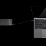 Green Cell PowerStream Braided USB 2.0 Cable USB-C male - USB-C 60W Μαύρο 0.3m KABGC25